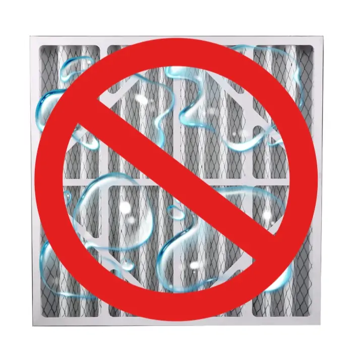 Air Filter can't wet